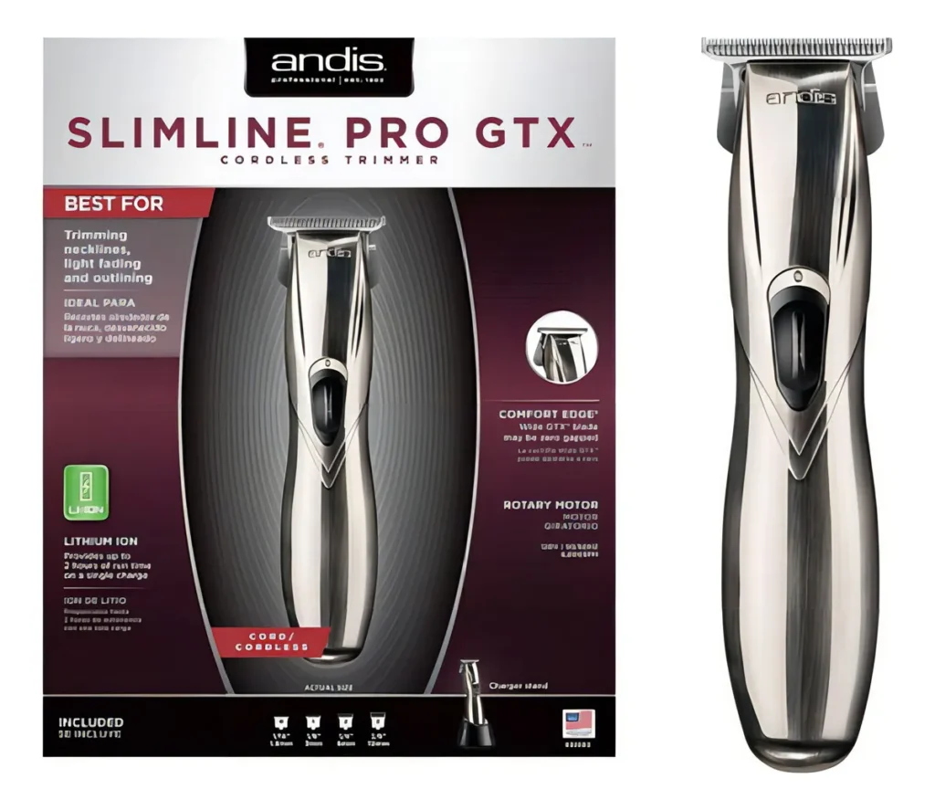Andis Slimline Pro GTX
Melhor máquina de acabamento cabelo e barba para iniciantes