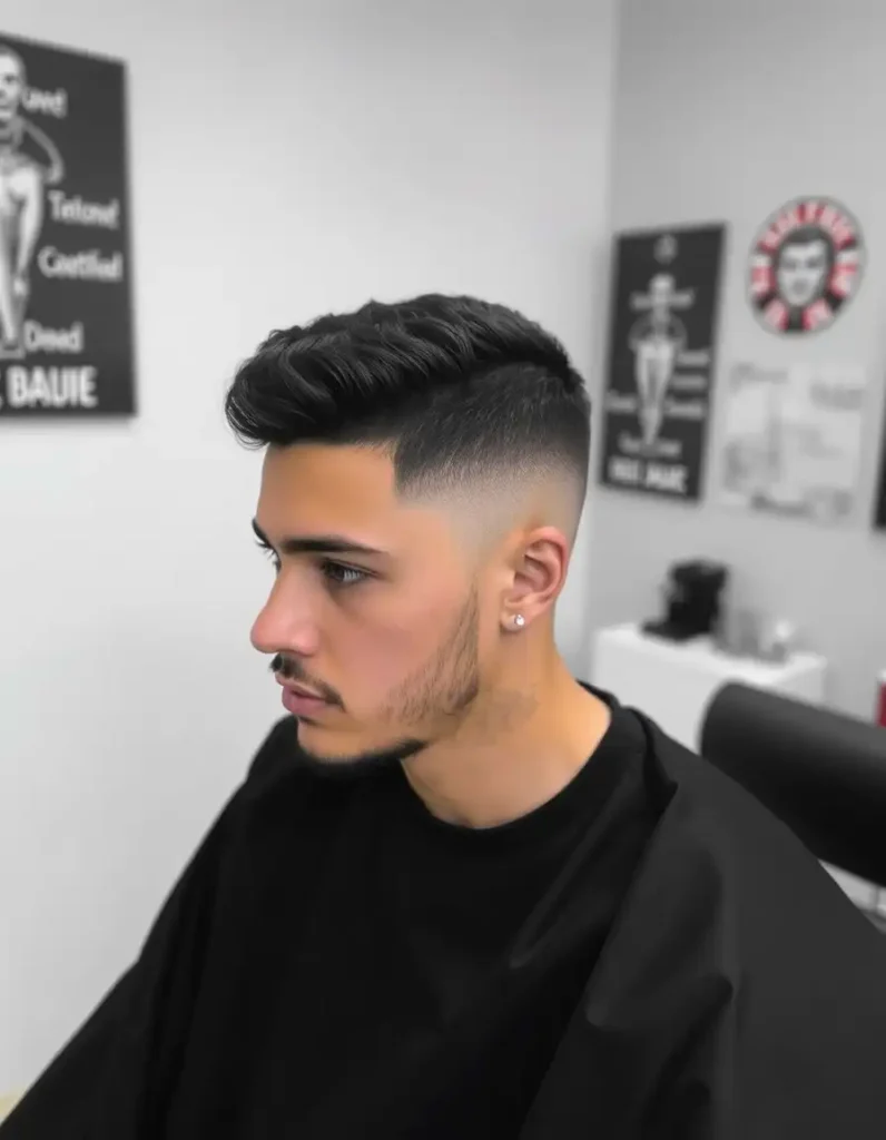 Exemplo de corte degradê